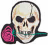 Ampliar - Calavera rosa rosa